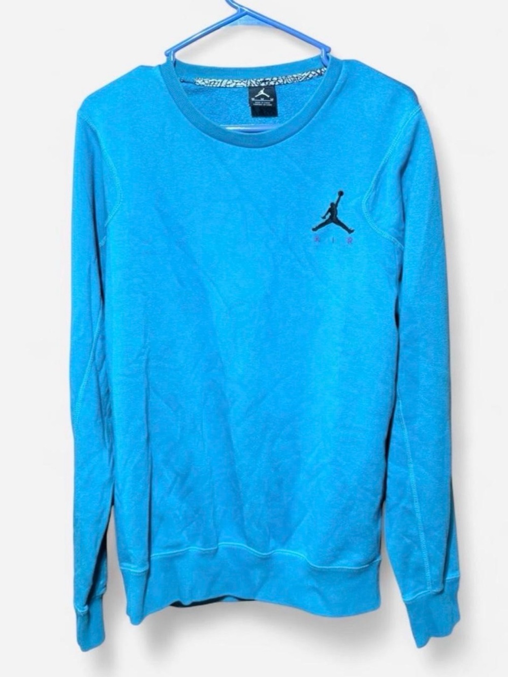 Jordan Men's Bright Blue Crewneck Sweatshirt